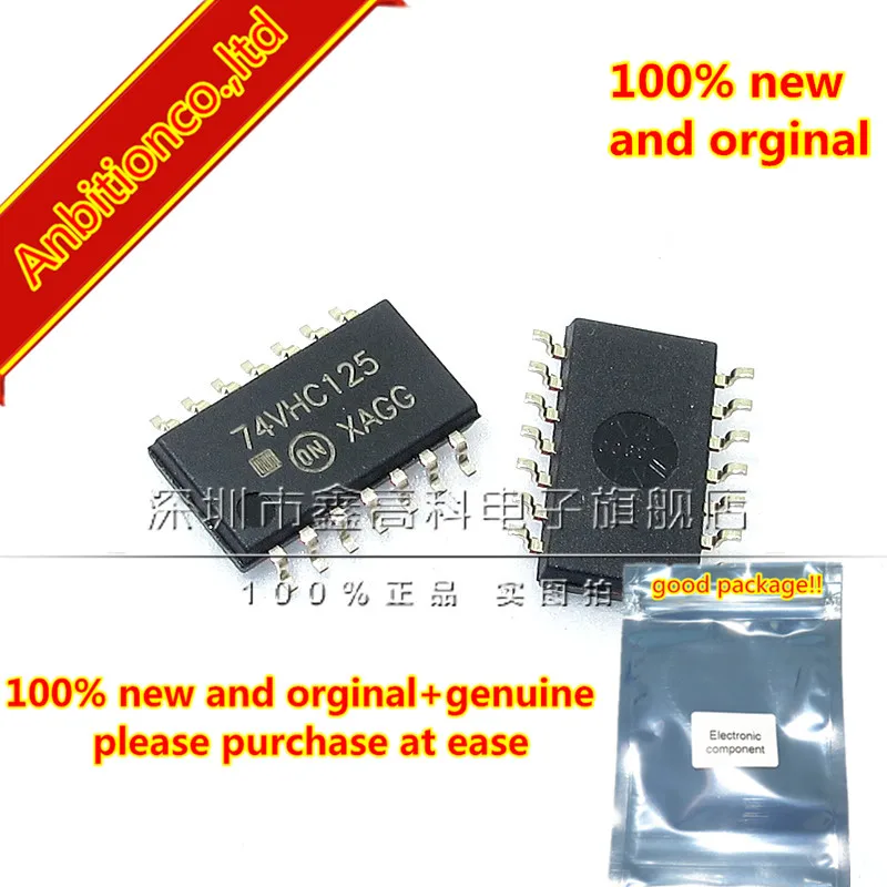 10 шт. 100% новый и оригинальный MC74VHC125MEL 74VHC125 SOP14 5 2 в наличии | Мобильные телефоны