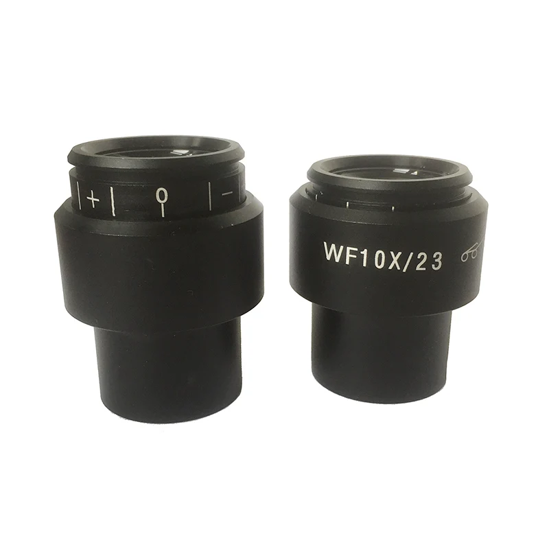 WF10X высокоточечный широкоугольный окуляр для стереомикроскопа с резиновой подставкой диоптрий Регулируемый Монтажный диаметр 30 мм