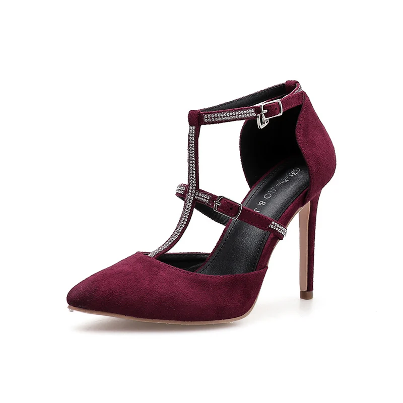 2019 женские пикантные сандалии гладиаторы из флока на высоком каблуке 10 см