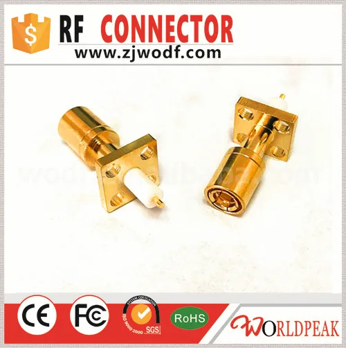 Бесплатная доставка 5 шт. SMB Женский с четырьмя отверстиями фланец для разъема