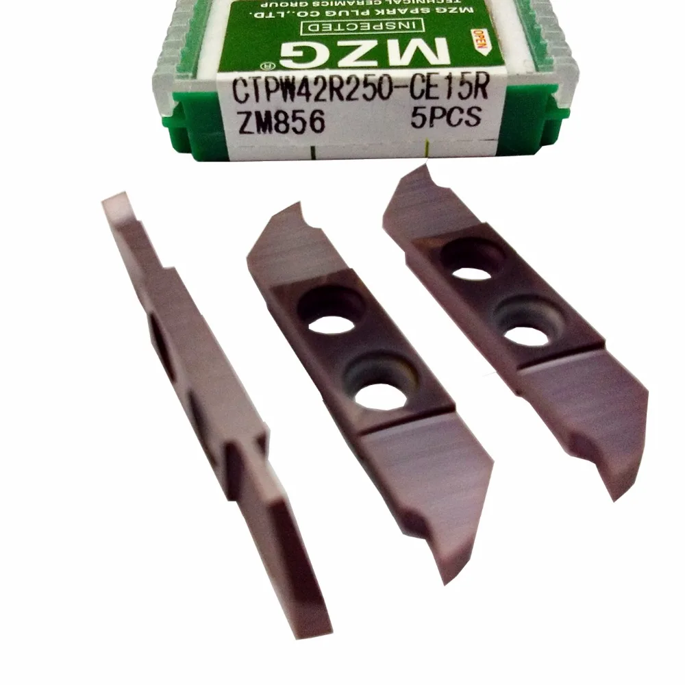 MZG CTPW42R200 CTPW42R250 CU15R ZM856 малая часть из нержавеющей стали обработка пазовой резки держатель инструмента твердосплавные вставки