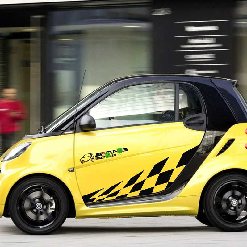 TAIYAO автомобильный стильный спортивный автомобильный стикер для Mercedes-Benz smart fortwo smart forjeremy автомобильные аксессуары и наклейки авто стикер