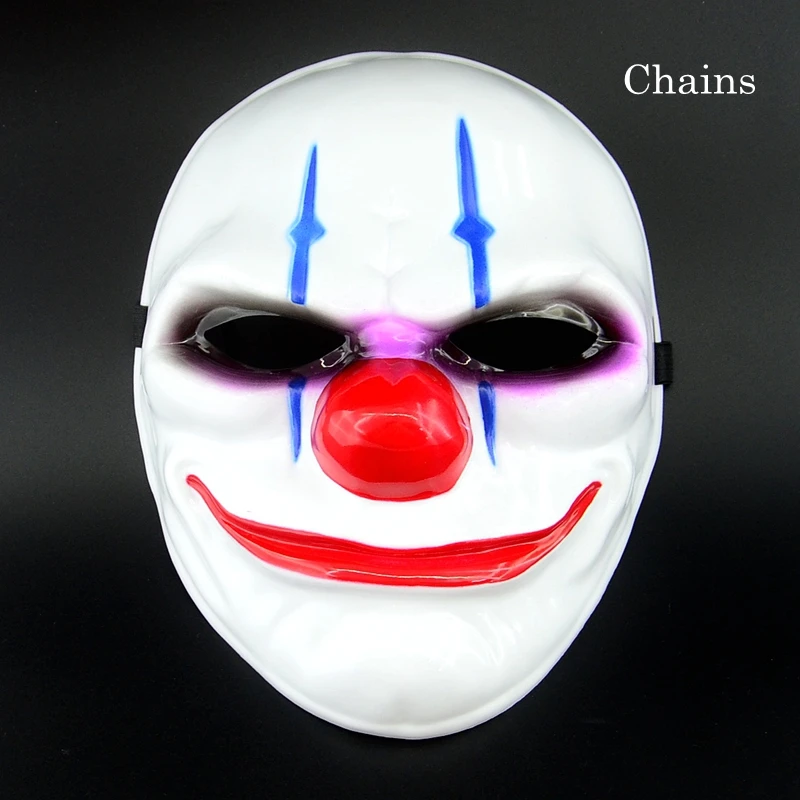 Маска Payday The Heist Dallas/Hoxton/Wolf/Chains косплей маска клоуна на Хэллоуин|mask animal|halloween zombie