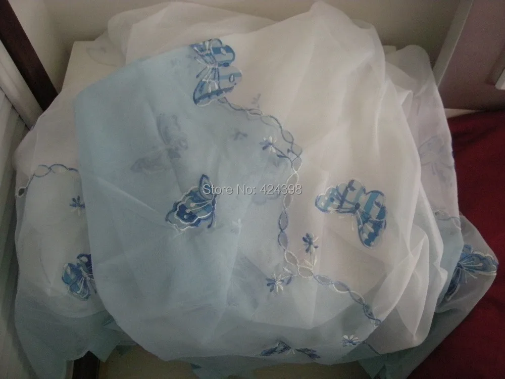 Современные деревенские шторы с вышивкой бабочки для кухни занавески окна