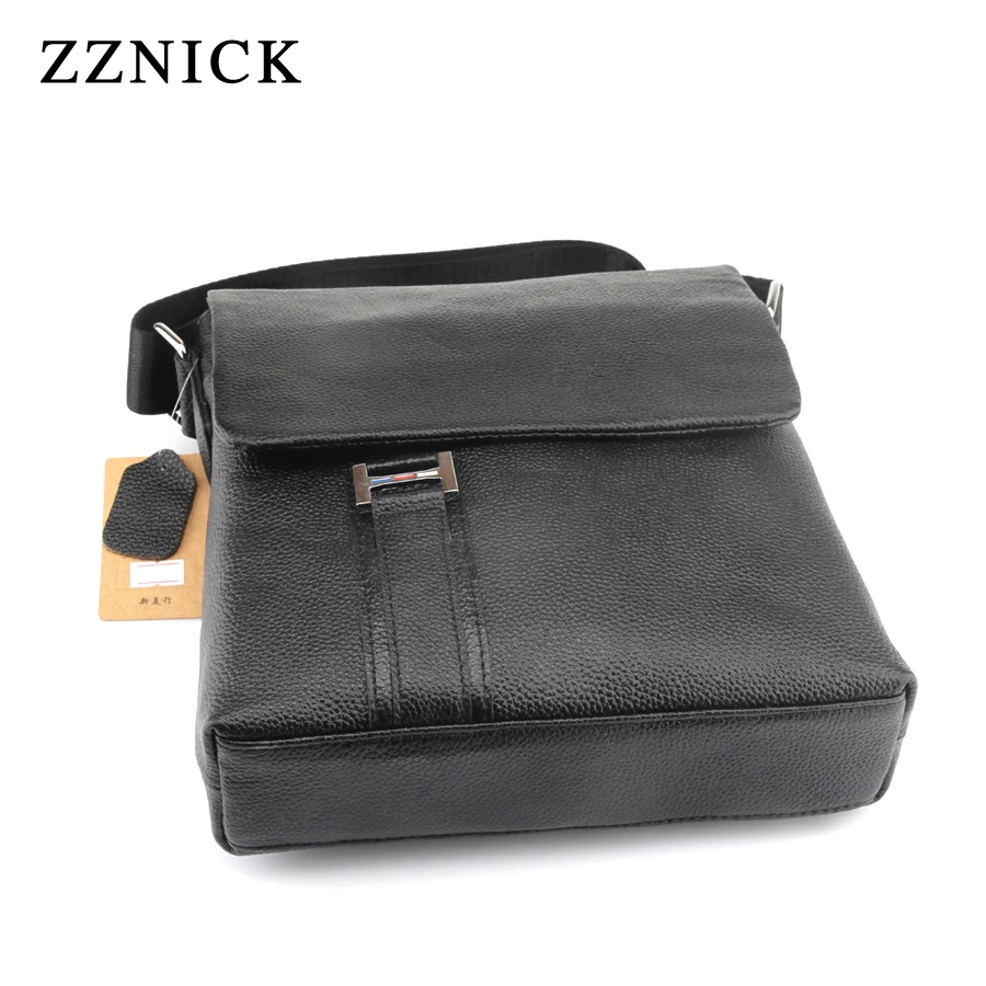 ZZNICK 2019 HOT Fashion Men Shoulder Bag Genuine Leather Messenger Designer Famous Brand Business Crossbody For Male |