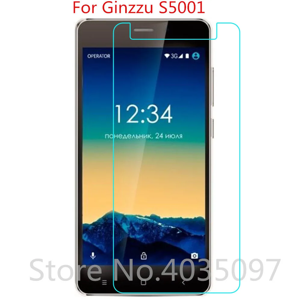2.5D 9H закаленное стекло для Ginzzu S5001 на телефон защитная пленка стекло|Защитные