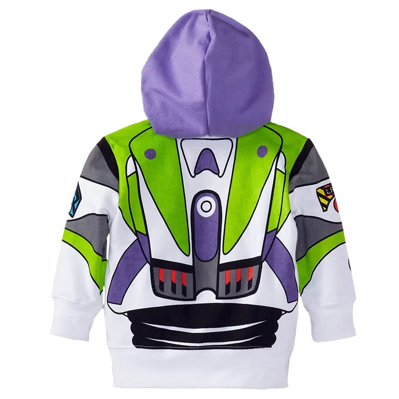 Детская толстовка с капюшоном для мальчиков Buzz Lightyear Toy Story детские куртки Детские