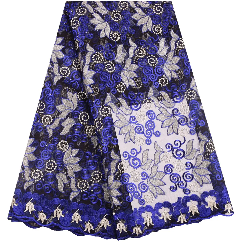 Новейшая кружевная ткань с французскими сетками высокое качество африканская