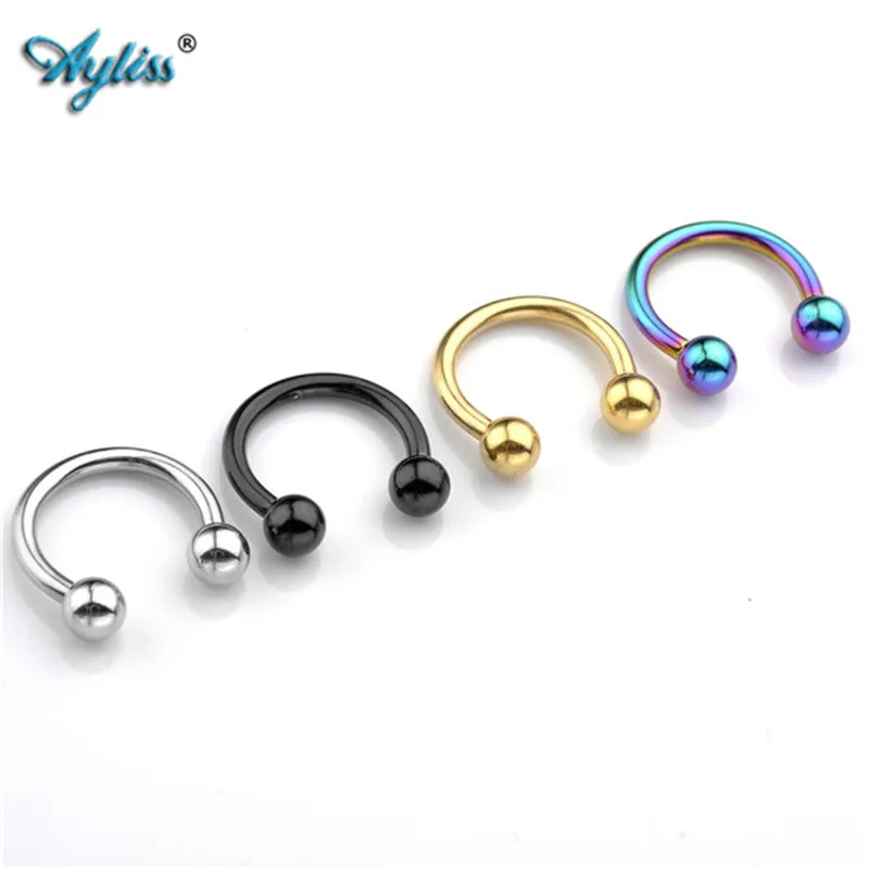 Кольцо для пирсинга носа унисекс 14 г (1 6 мм)|hoop nose|nose piercingjewelry piercing |