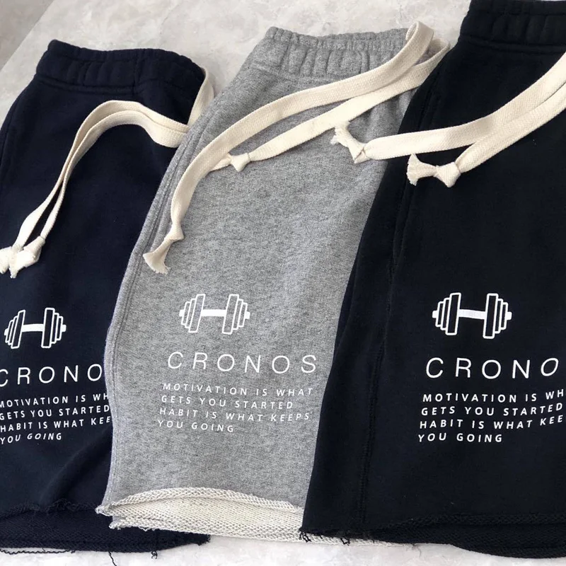 Шорты мужские спортивные хлопковые до колена спортивная одежда для бега