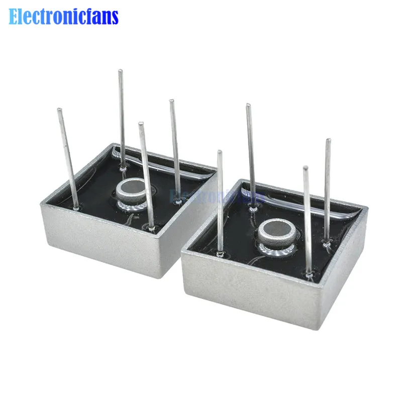 5 шт. диодный мост выпрямитель KBPC3510W KBPC3510 35A 1000V 4Pin выпрямитель|Выпрямители| |