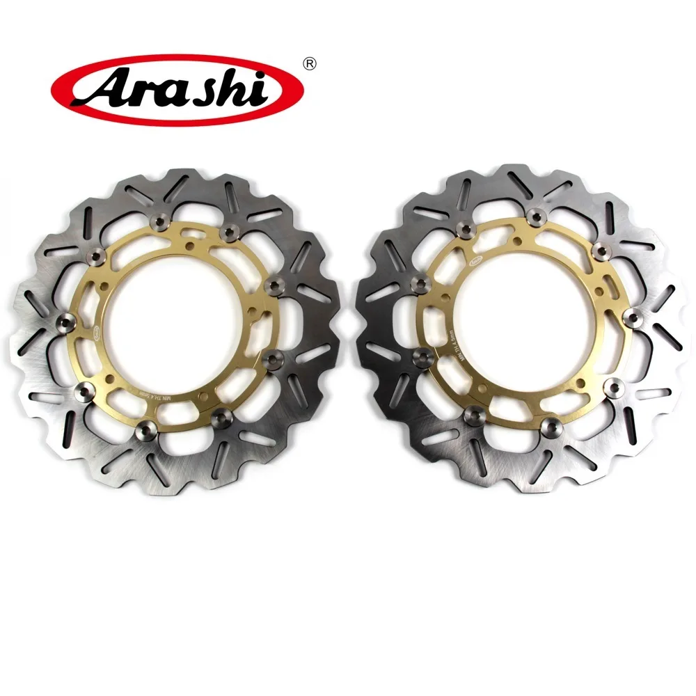 ARASHI передние тормозные диски для YAMAHA XTZ SUPER TENERE 1200 2010- ЧПУ тормозные диски роторы 2010 2011 2012 2013 YZF R1