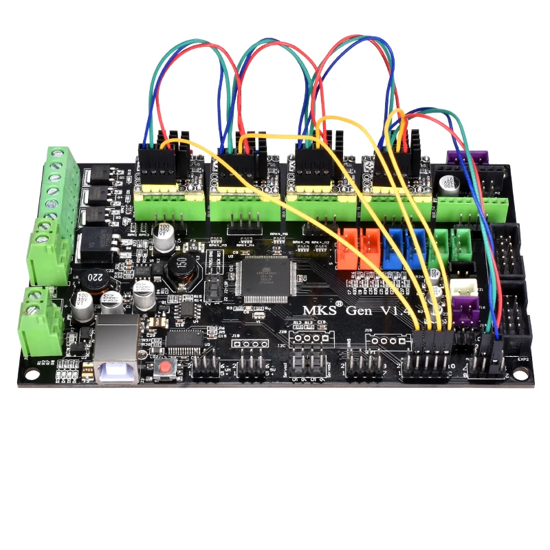 Материнская плата BIQU MKS Gen V1.4 RepRap Mega 2560 R3 Ramps1.4 управления 3d-принтером совместимый