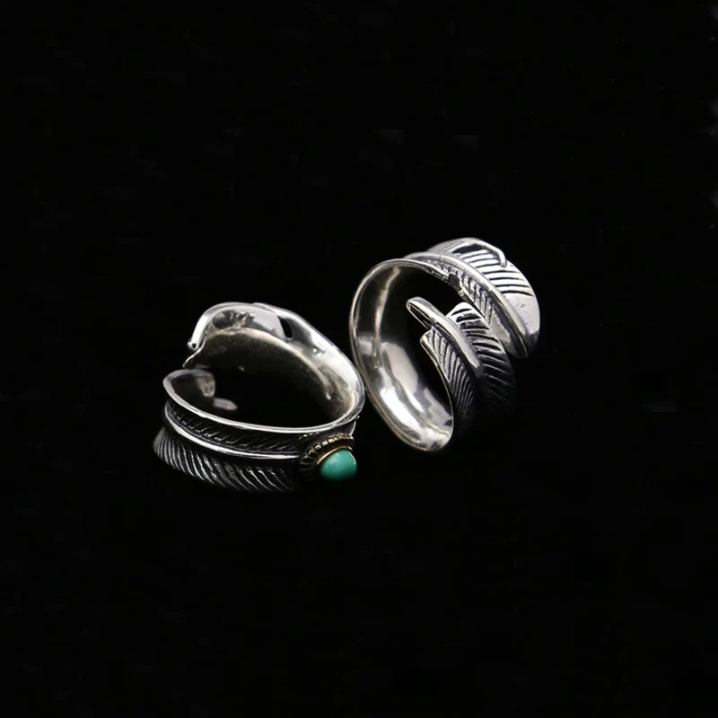 Кольцо регулируемое из серебра 100% пробы с перьями|adjustable fashion rings|adjustable ringring for |