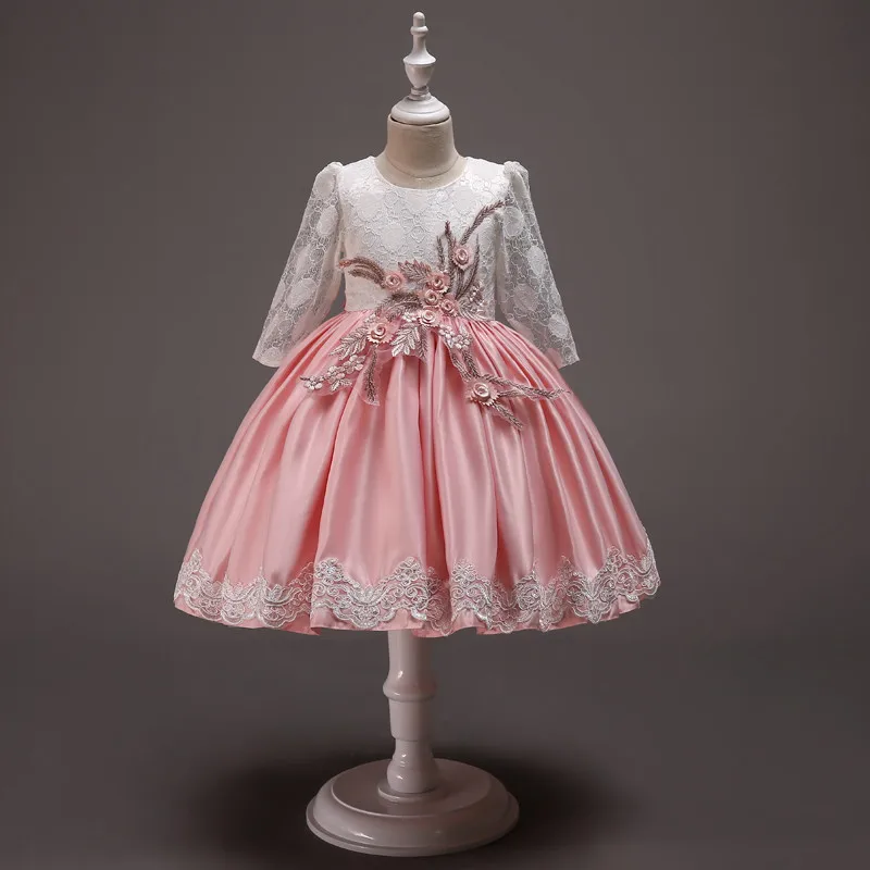 Girls Dress Summer Formal For Kids Clothes Flower Pageant Birthday Party Princess Girl | Детская одежда и обувь