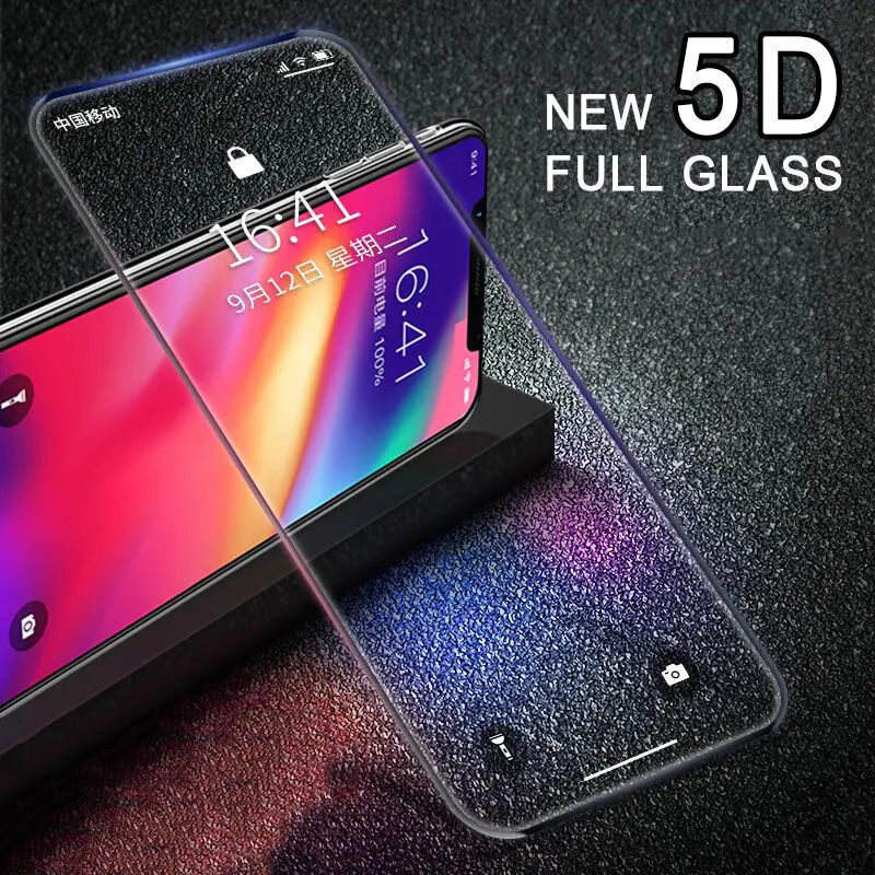 Закаленное стекло премиум-класса для iPhone 6 6s Plus 5D защита экрана с закругленными