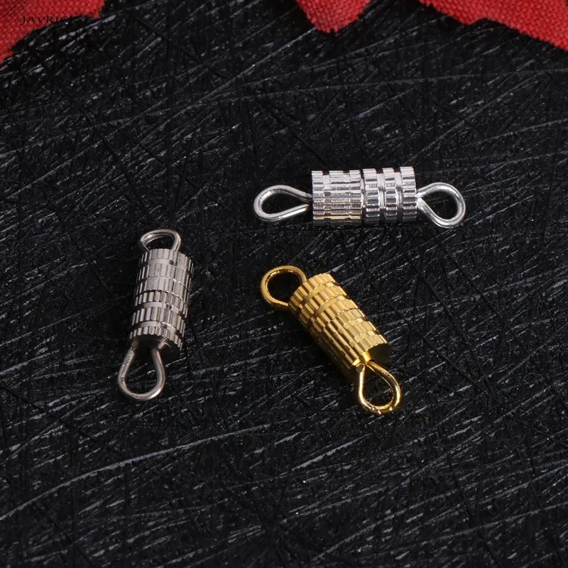 JAVRICK 20 шт. diy ювелирные аксессуары изделия винтовая застежка для ожерелья