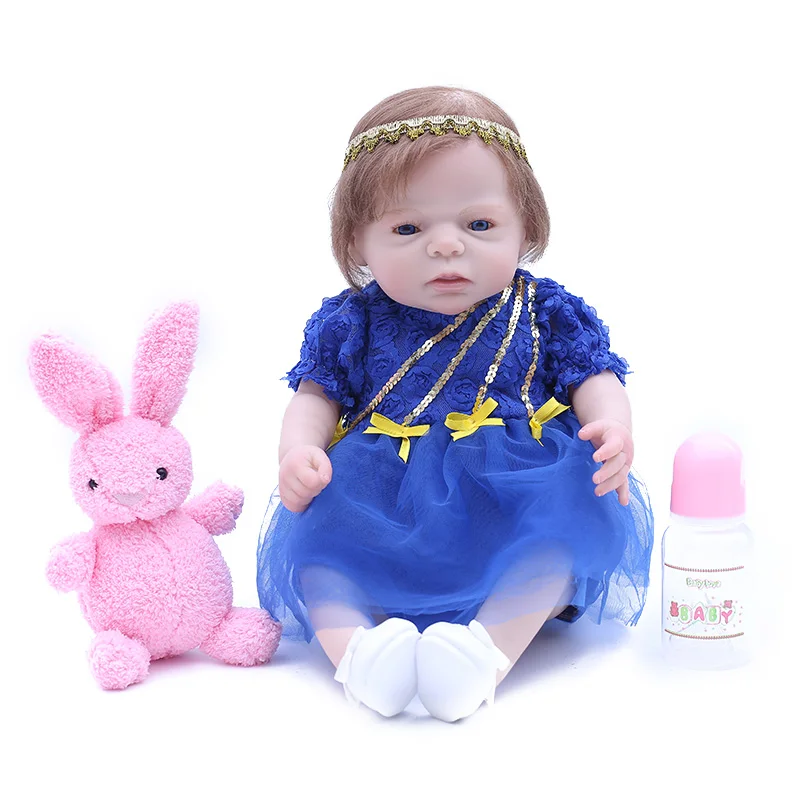 2018 Новый 50 см всего тела силикона Reborn Baby Doll игрушки Lifelike Детские принцессы куклы