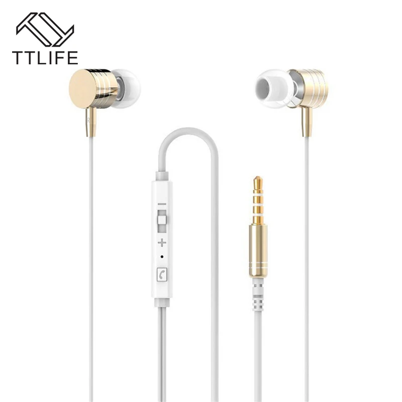 TTLIFE Спортом Бег Стерео Наушники Проводные Наушники-Вкладыши mp3 С Шумоподавлением