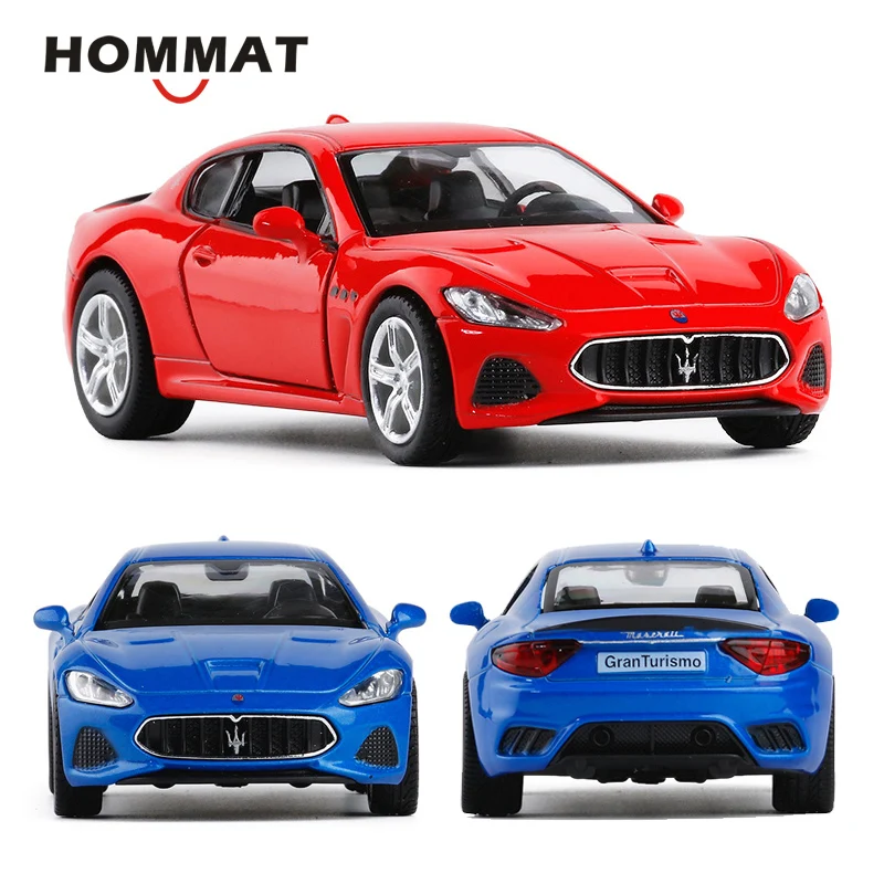 HOMMAT моделирования 1:36 Масштаб Maserati GranTurismo GT MC модель автомобиля сплава игрушка