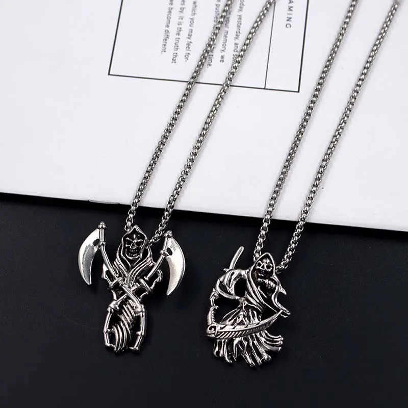 Ожерелья скелеты демонов аксессуары Подвеска Ожерелье из сплава подарки для