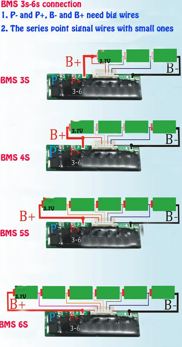 2 шт./партия защитная плата для батарей BMS/PCM/PCB литий-полимерная 5 А упаковок 18650