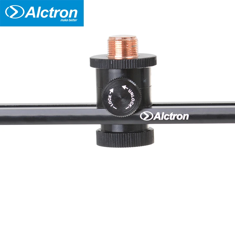 Alctron MAS008 Двойной микрофонный стенд, стерео запись Двойной микрофонный стенд предлагает точные измерения для стерео подобрать
