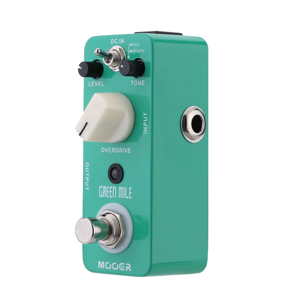 Mooer Green Mile Micro Mini Overdrive педаль эффектов для электрогитары True Bypass|true bypass|mooer greenmooer green
