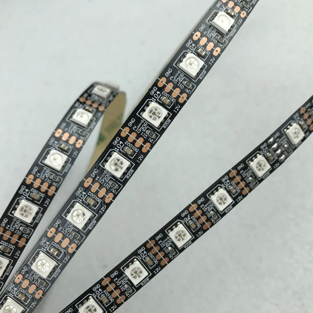 Полноцветная Адресуемая Светодиодная лента RGB 5050 GS8208 (похожая на WS2811 WS2813)DC12 в 60