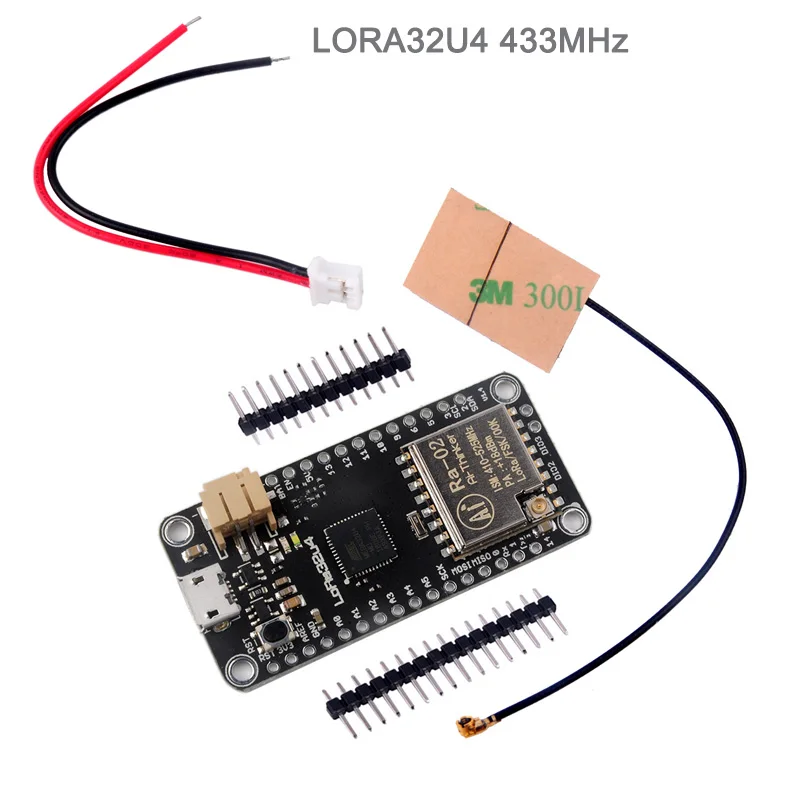 LoRa32u4 433MHz LoRa32u4 II Lora модуль IOT макетная плата, LiPo Atmega328 SX1276 для Arduino 868 МГц 915 МГц/433 МГц DIY0050 DIY0031 - Цвет: LoRa32u4 433MHz