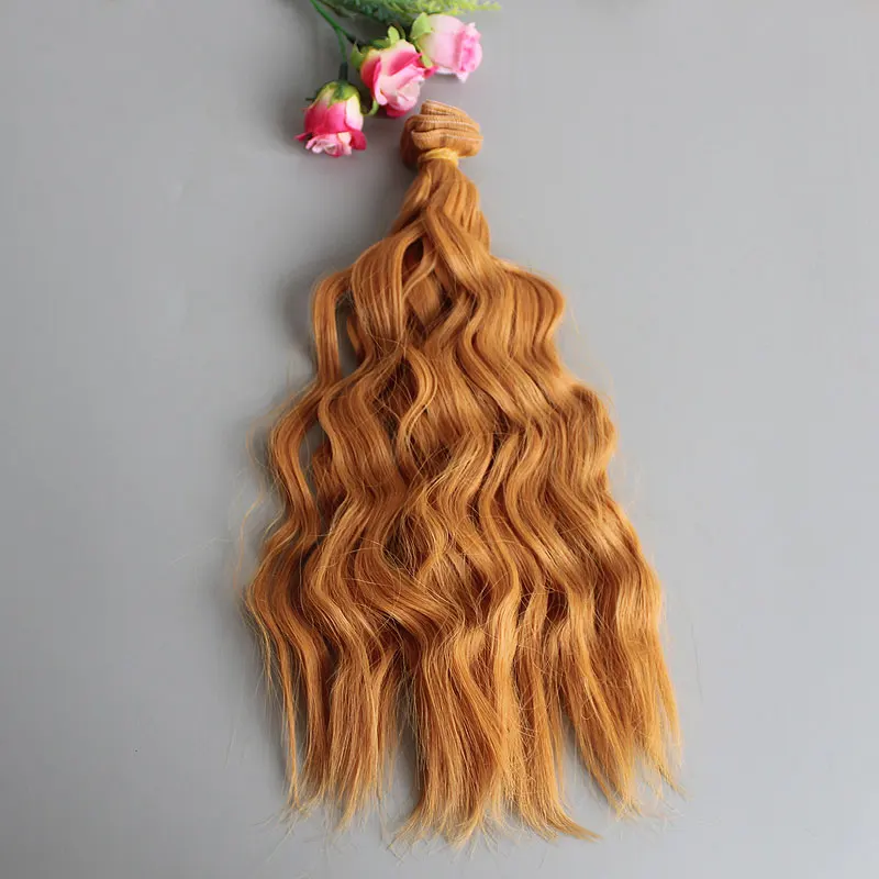Мода 25*100 см DIY мини-парик для куклы, высокотемпературный материал, прямые волосы, парик для BJD, аксессуары для куклы с высокой температурой
