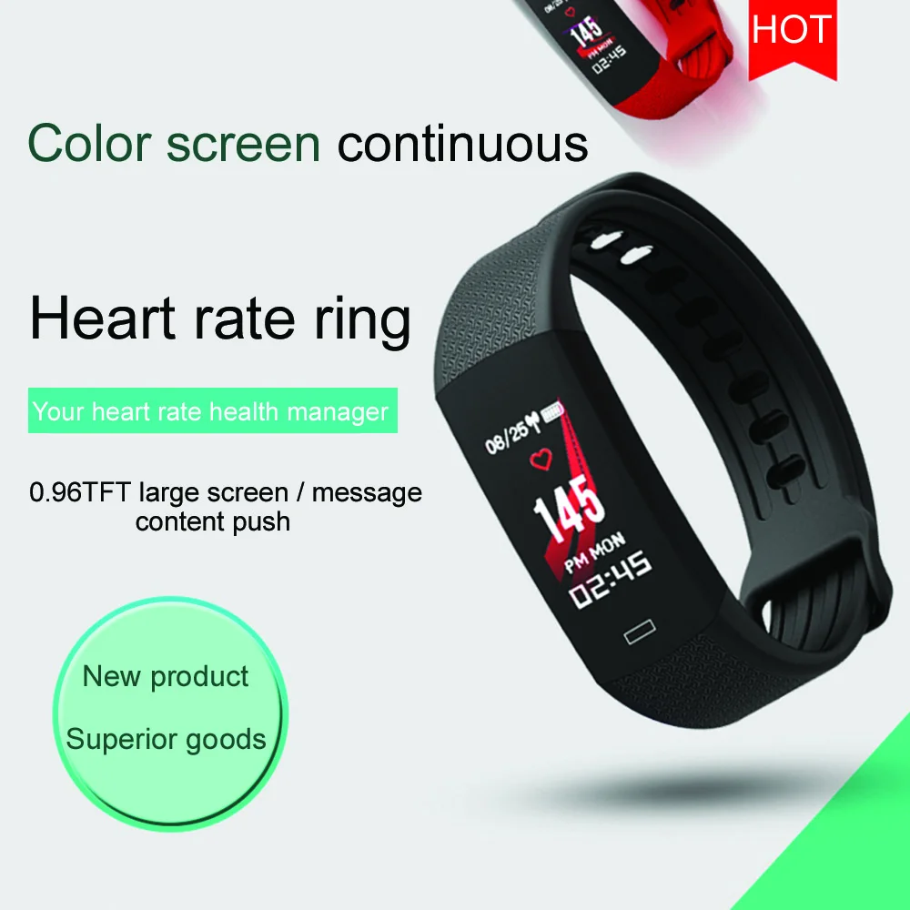 Continuous heart rate intelligent color screen Bracelet healthy wearing sports NFC access guard Bracelet intelligence for