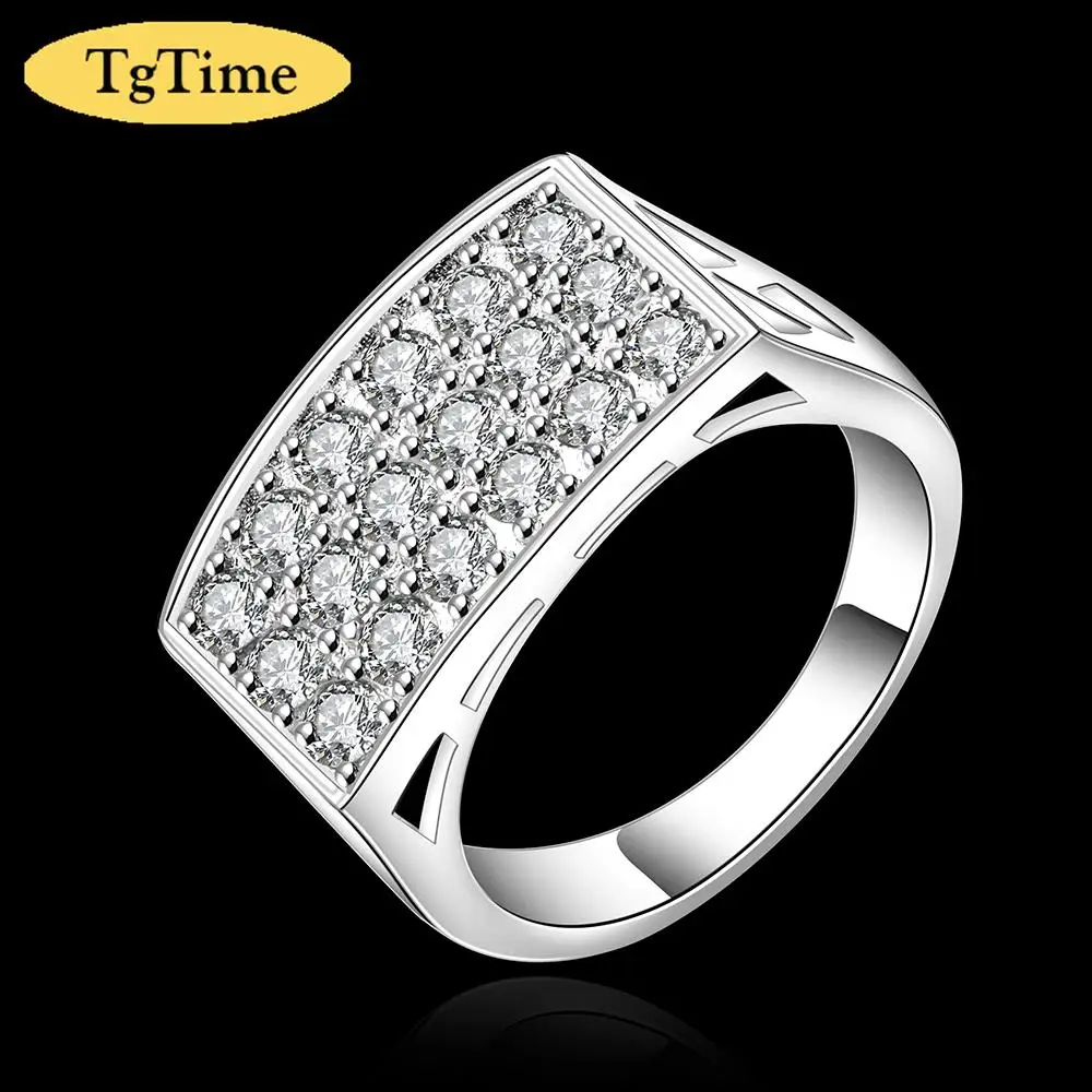 925 silver ring high quality Nickle free antiallergic R553-8 Silver plated new design finger for lady Cyber Monday | Украшения и