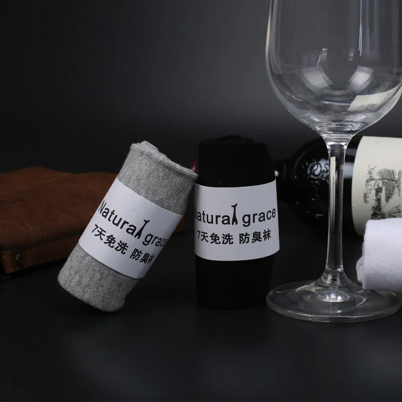 6 пар = 12 шт YuYan высокое Класс носки Для мужчин ионов серебра антибактериальный