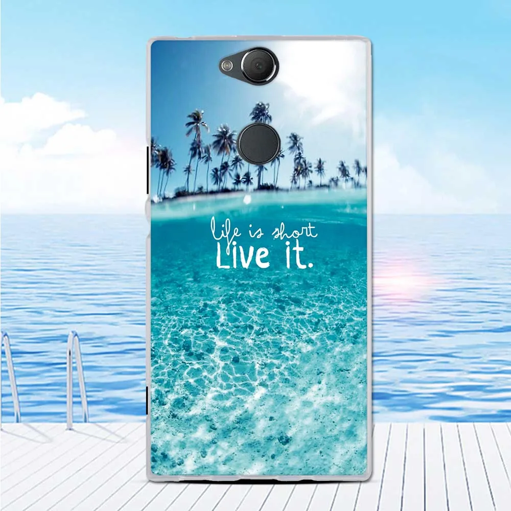 Силиконовый чехол для Sony Xperia XA2 Plus милый чехол-бампер из тпу X A2 сумка | Мобильные