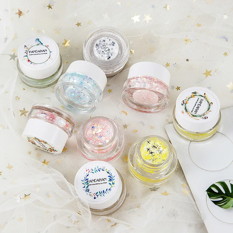 Хайлайтеры для макияжа блестки художественных татуировок тела пудра гель волос