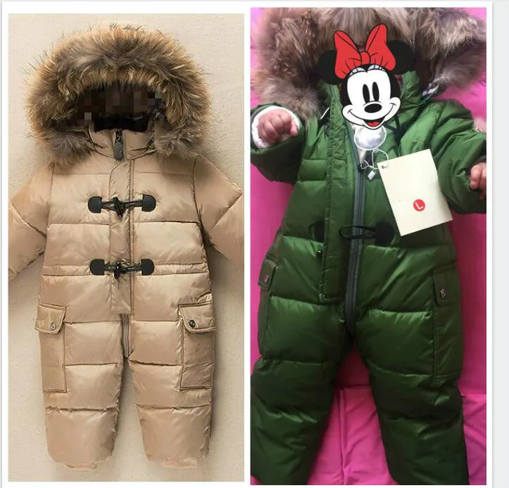 

Baby warm conjoined down jacket