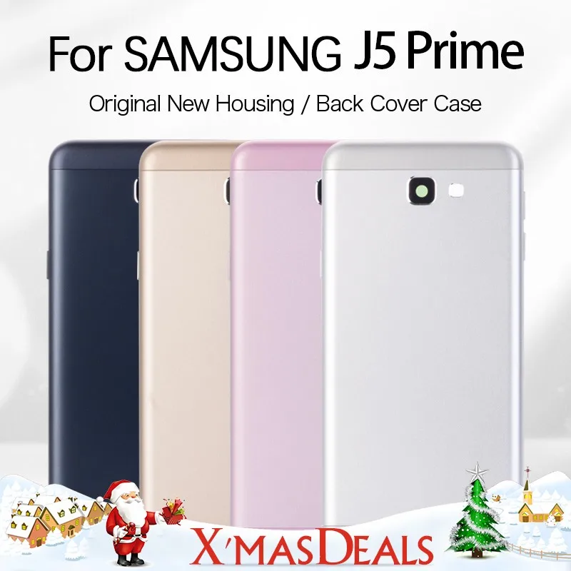 Оригинальная задняя крышка Корпус для samsung Galaxy J5 Prime Батарея дверные замки G570