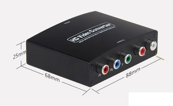 1080P HDMI до 5RCA компонент RGB YPbPr видео + R/L аудио конвертер адаптер|hdmi to 5rca|hdmi toaudio converter |