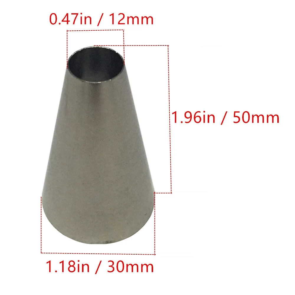 #805 инструменты для украшения тортов Большая насадка крема из нержавеющей стали