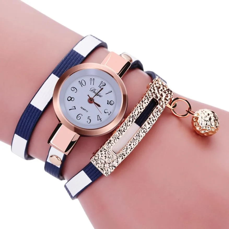 Модные женские очаровательные наручные часы с кожаным ремешком Relogio Feminino Reloj Mujer