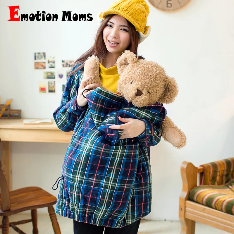 Emotion Moms Одежда для беременных зимнее теплое пальто ветрозащитное вержняя куртки