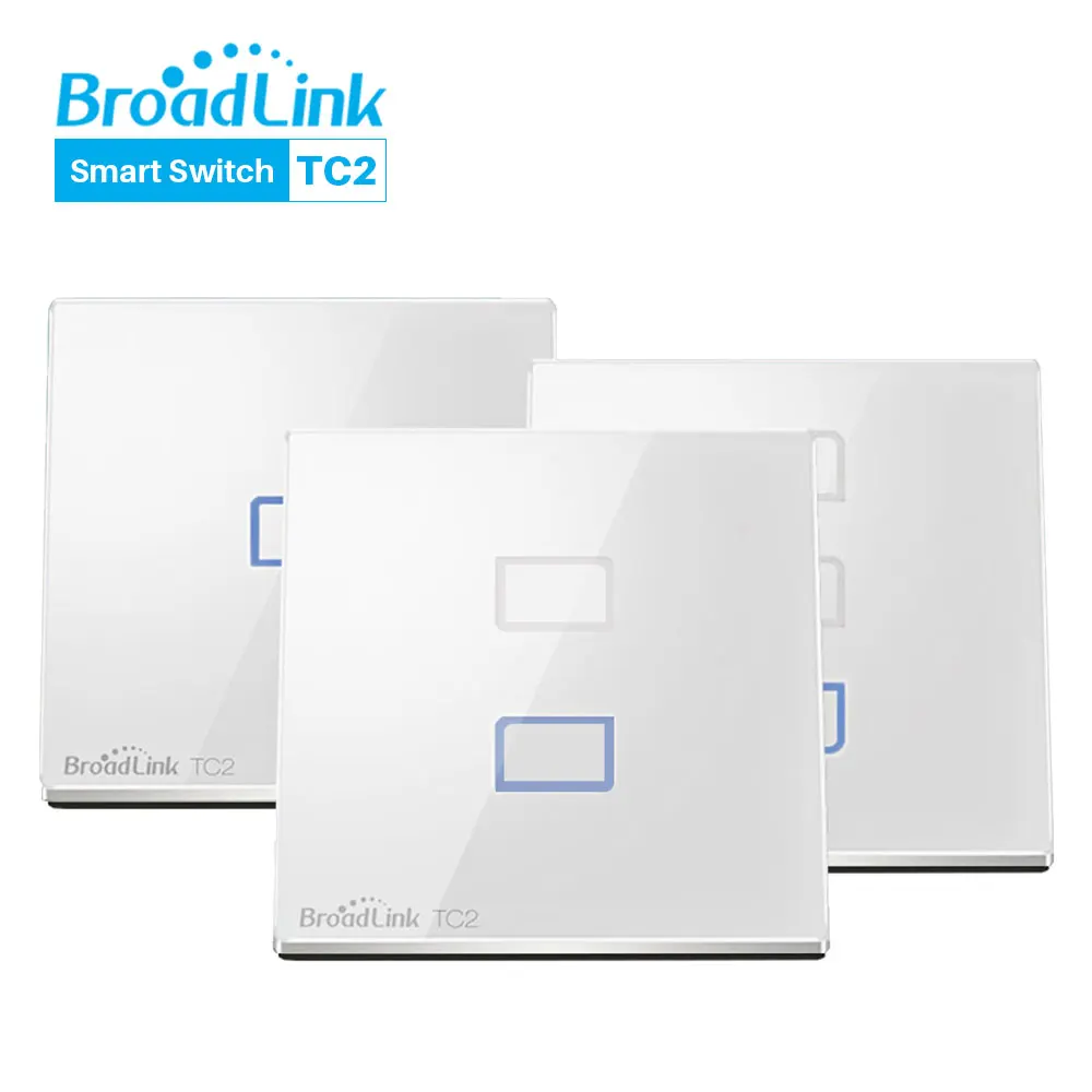 Broadlink TC2 ЕС WiFi переключатель Сенсорная панель Великобритания ЕС стандартный настенный светильник переключатель приложение управление IOS Android телефон умный дом автоматизация
