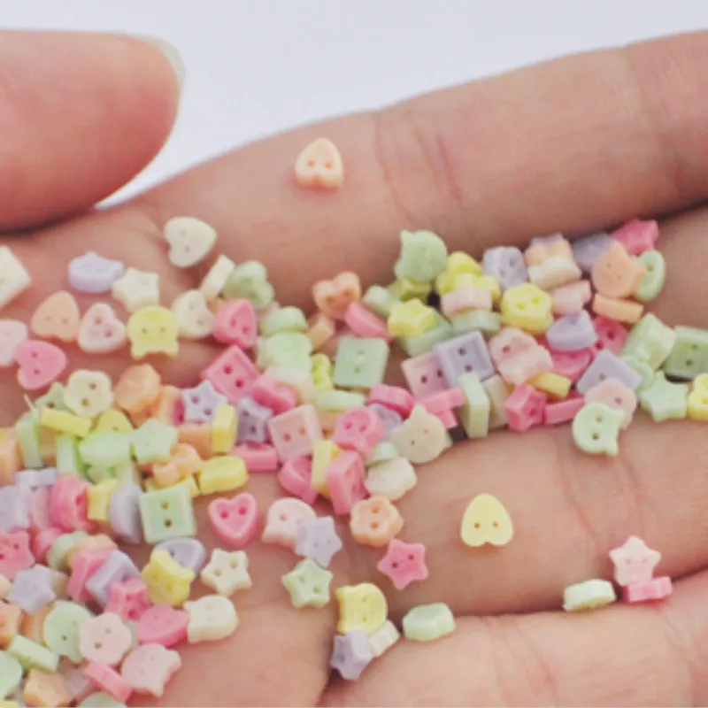 

Blyth Doll clothes accessories super mini shaped button love cat Pentagram 4MM - azone blyth lati momoko