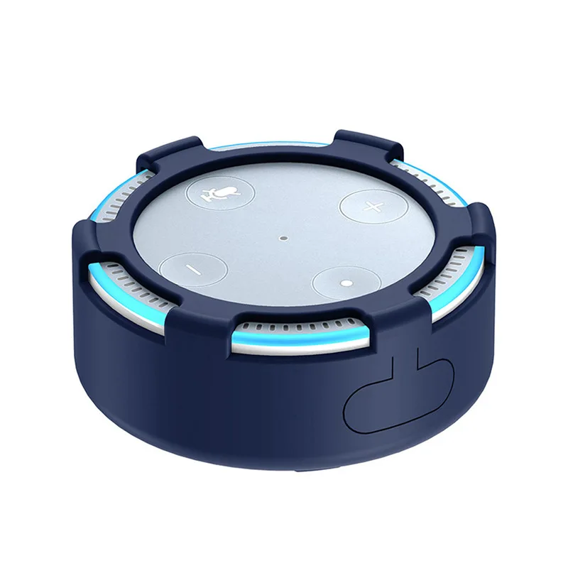 05 blue Новейший для Amazon Bluetooth аудио силиконовый чехол для Amazon Echo Dot 2 динамик силиконовые контейнеры Защитная крышка защита от падения пылезащитный - Цвет: 05 blue