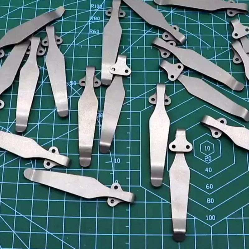 EDC Паук клип дизайн Кнопка ножа карманный зажим для ножа Титан мульти инструменты нож Задний зажим без узора DIY клип