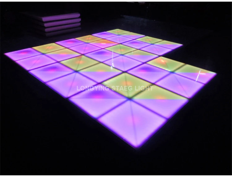 10 мм 720 шт. светодиодов RGB полный Цвет СВЕТОДИОДНЫЙ танцпол сценический спецэффект Водонепроницаемый IP65 танцпол для сцены Вечерние