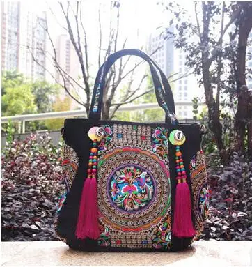 Модные женские сумки для покупок с национальной вышивкой! Красивые через плечо