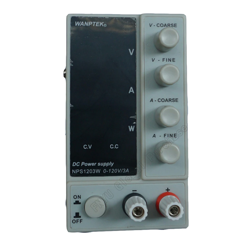 NPS1203W Мини DC Регулируемый источник питания 120V 3A дисплей цифровой лабораторный