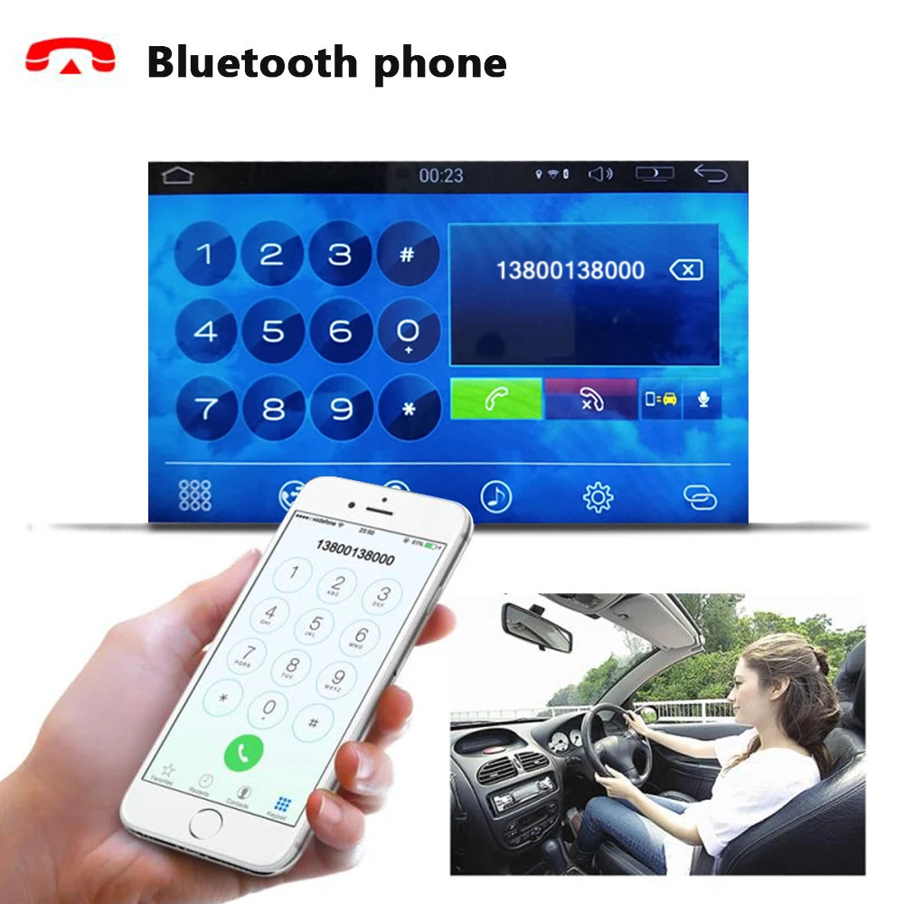 Camecho 1din Android WIFI автомобильное радио 7 &quotGPS навигация зеркальная связь Bluetooth MP5 HD